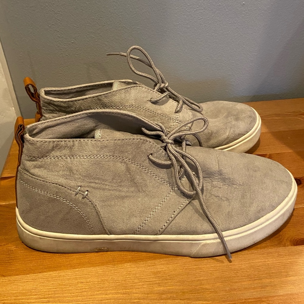 Suede high top sneakers
